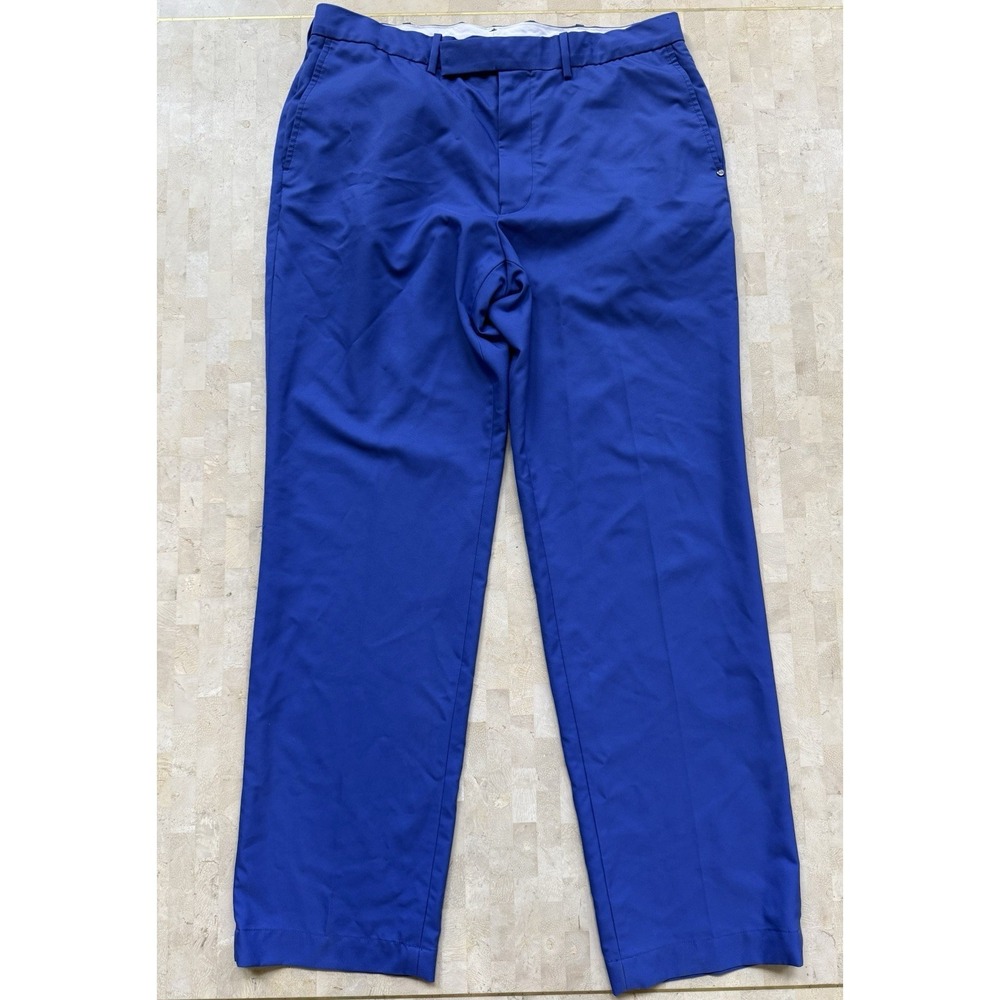 RLX Ralph Lauren Golf Pants Straight Fit Mens Sz 34x32 Royal Navy‎ Blue